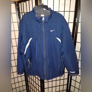 Nike Men's Navy Blue Zip up Jacket